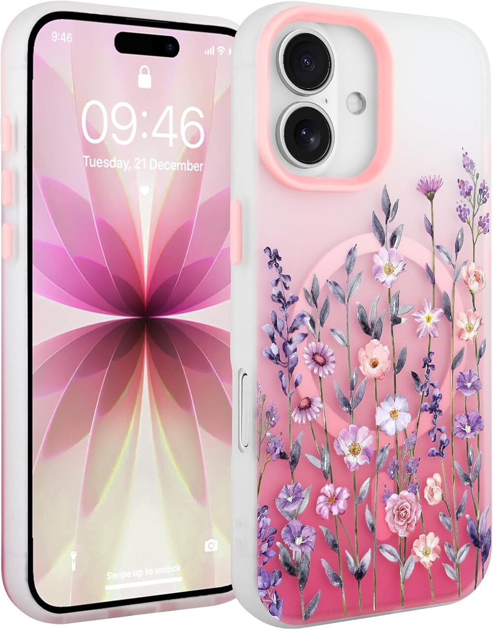 Fsoole Magnetic for iPhone 17 Case for Women Girls